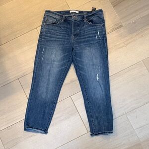 Liverpool Dark Wash Ankle Jeans